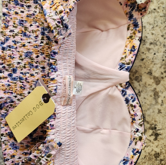 BOG Collecive Floral Corset Top NWT - Picture 16 of 16